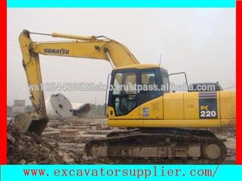 New arrival! Used Komatsu PC220 crawler excavator in stock /Few working hours and in nice working condition