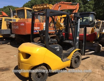 International Certificated Komatsu Used Forklift 3 ton FD30 at low price, All Series Komatsu Forklift for hot sale