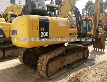 PC200-7 KOMATSU JAPAN Original used long arm excavator in shanghai for sale