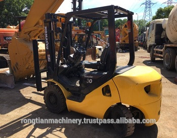 Good Performance Used 2 Mast Komatsu forklift 3 Ton made in Japan / USA, Construction Equipment for hot sale