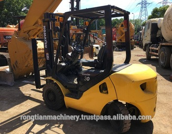 Used komatsu forklift 3ton triplex stage, 3stage. Japan original