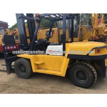 Used Komatsu forklift 10ton FD100T-7, used diesel 10 ton forklift truck Komatsu FD100T-7 for sale