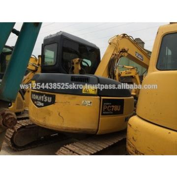 Japan made used komatsu small excavator pc78u