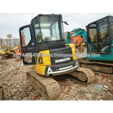 KOMATSU PC55MR-2 mini used daewoo wheel excavator for sale