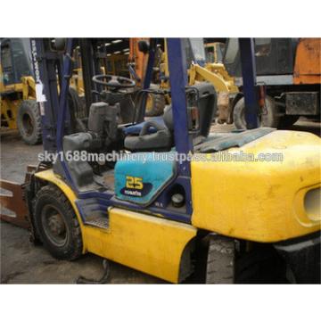 Hot sale cheap price Secondhand Japan komatsu FD25-16 forklift/ used 2.5t diesel original forklift for sale