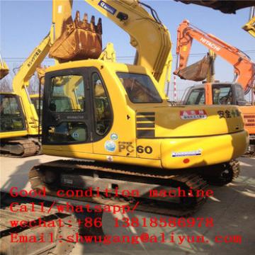 used Japan good quality mini excavator komatsu pc60-7 reasonable /rational price for sale