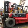 Used Japan FD100-7 Forklift,cheap 10ton forklift for sale in Shanghai China