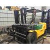 Used komatsu forklift 5 ton from Japan, FD50e-8 , triplex stage, 3 stage, Japan original