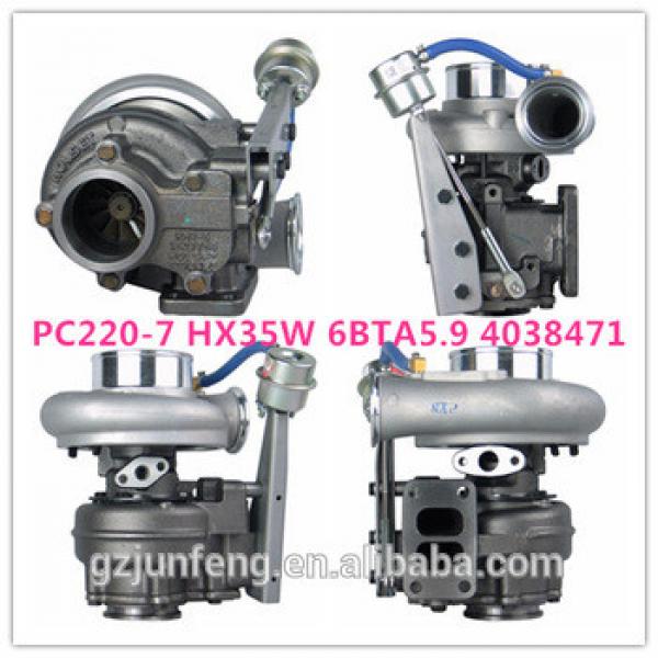 Original brand New PC220-7 HX35W Turbo 4038471 6738818192 turbocharger for Komatsu PC270 Excavator Engine SAA6D102E-2 #1 image