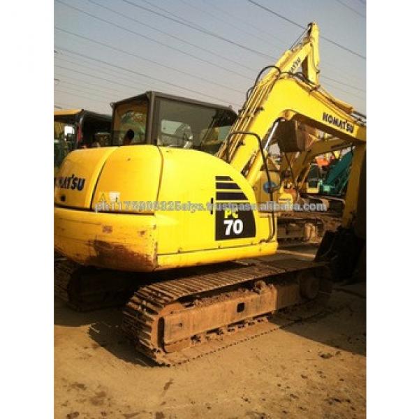 Used Komatsu PC70-8 Mini Excavator 7Ton /PC35MR PC40MR PC50MR PC55MR PC60-7 Small Excavator #1 image