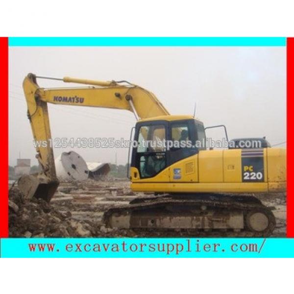 New arrival! Used Komatsu PC220 crawler excavator in stock /Few working hours and in nice working condition #1 image