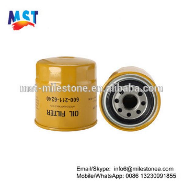 Diesel engine oil filter for excavator 600-211-6240 #1 image