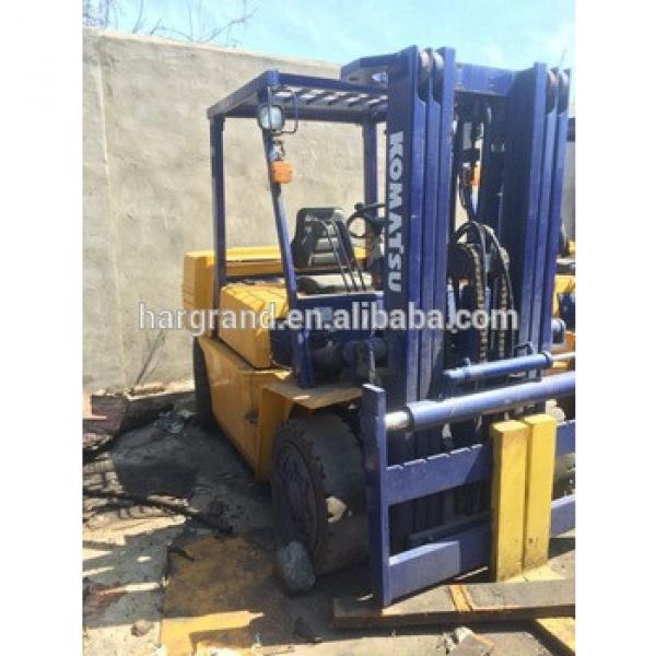 quality proved used komatu 4t FD40 diesel forklift truck #1 image