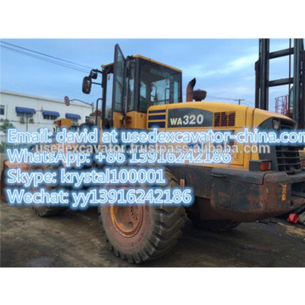 used Hot sale good engine WA320-5 Wheel Loader, also qulity guaranteed WA380-3 for sale #1 image