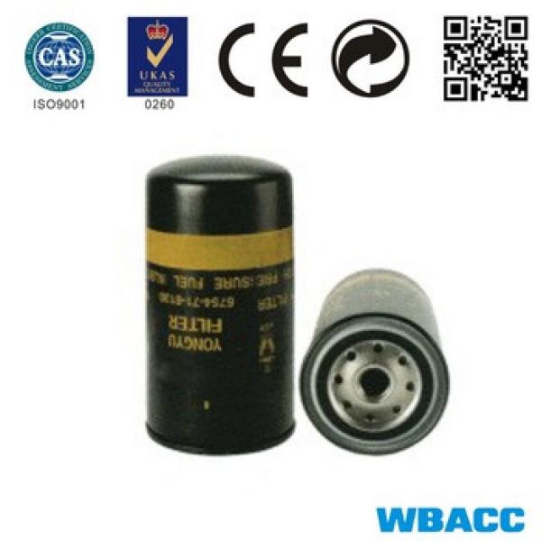 WBACC FILTER DIESEL ENGINE PARTS FUEL FILTER 6754-71-6130 FOR KOMATSU #1 image