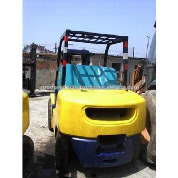 Used komatsu forklift 4 ton, FD40 , triplex stage, 3 stage, Original from Japan #1 image