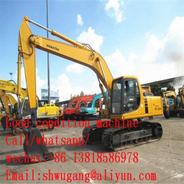 Used Komatsu PC200 Excavator/Komatsu Excavator PC200-6 PC200-7 for sale #1 image