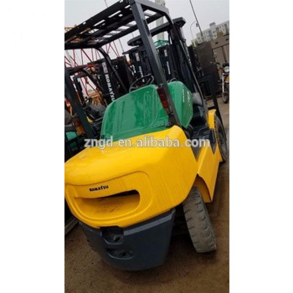 Automatia transmission komat FD30-14 3t lifter with triple masts used condition komat FD30-14 FD30-16 3T forklift #1 image