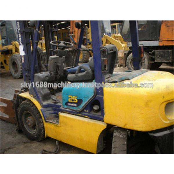 Hot sale cheap price Secondhand Japan komatsu FD25-16 forklift/ used 2.5t diesel original forklift for sale #1 image